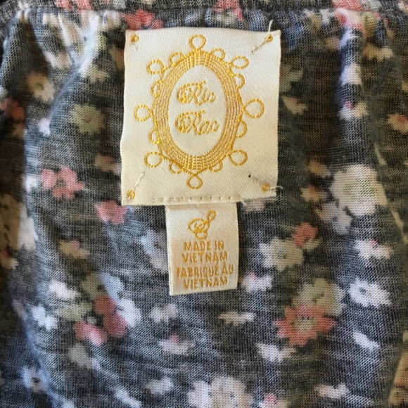 Anthropologie Ric Rac Blooming Corona Floral Ruffle Top Sleevless - Picture 7 of 8